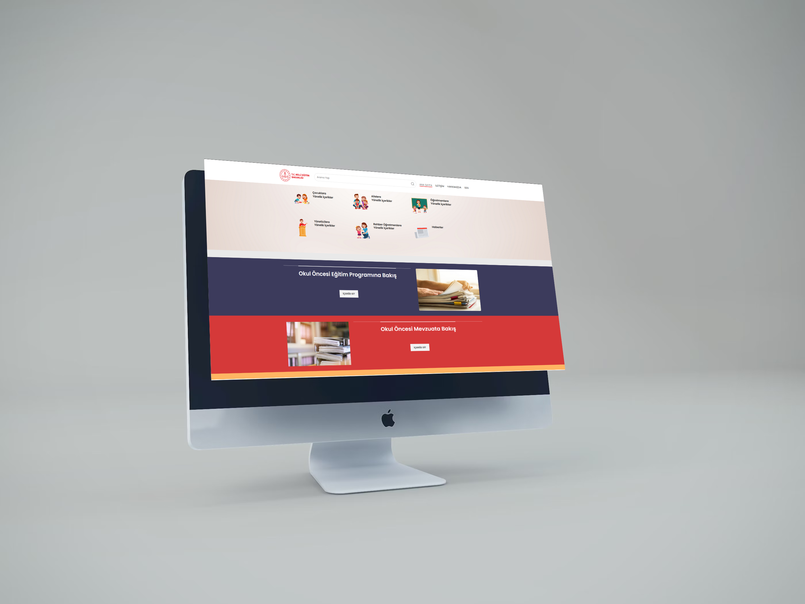 Milli Eğitim Bakanlığı | Erken Çocukluk Eğitimi Projesi | Web Sitesi Geliştirme